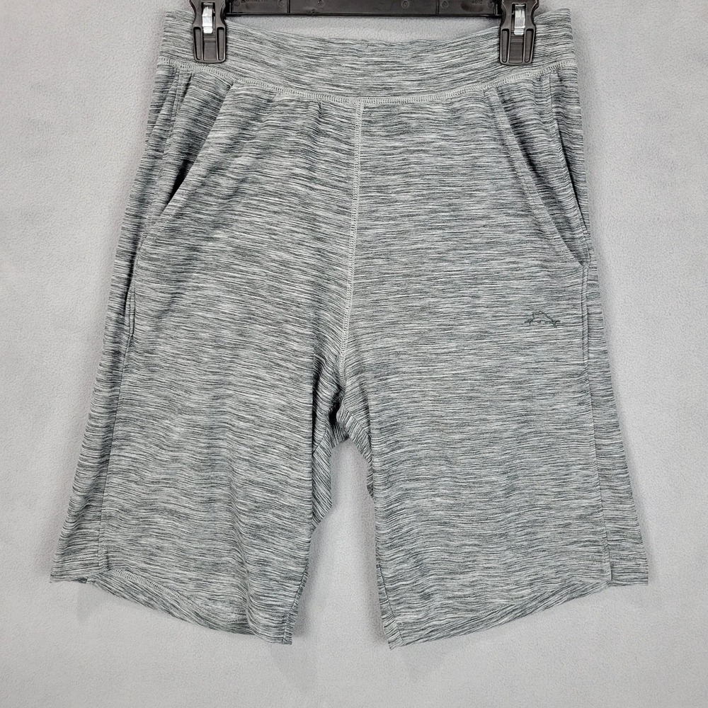 Tommy Bahama Shorts Mens Small Gray‎ Heather Drawstring Stretch Casual Athletic